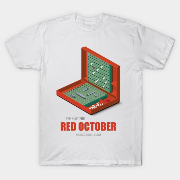 The Hunt for Red October - Alternative Movie Poster T-Shirt by MoviePosterBoy